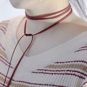 Suede choker